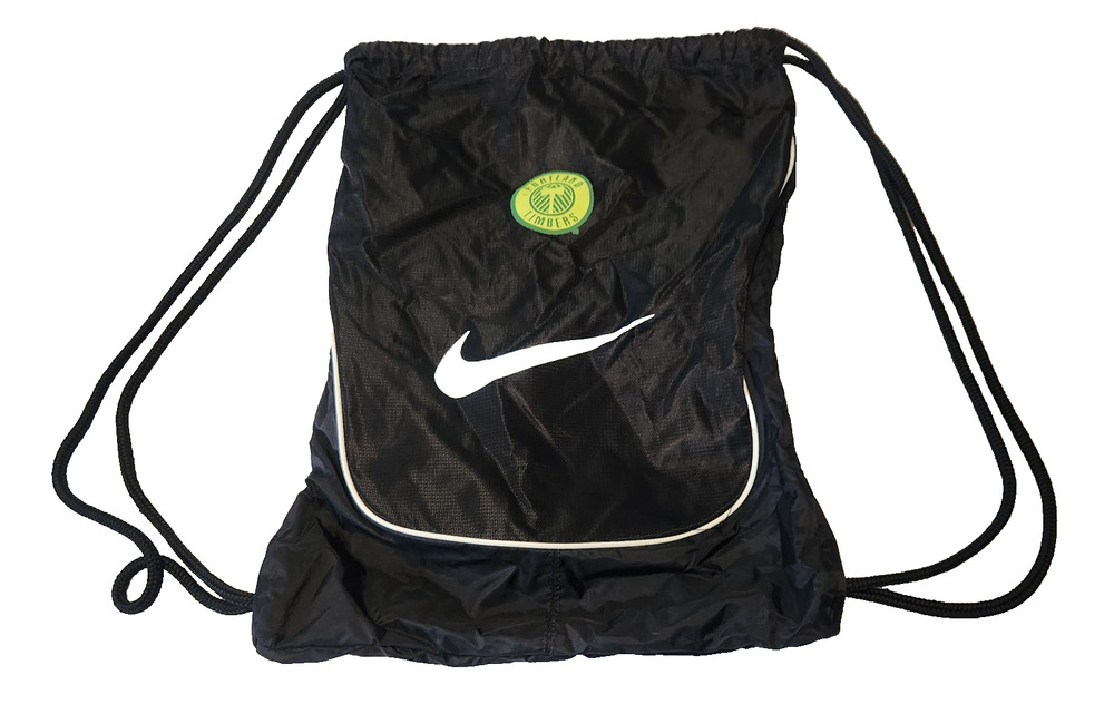 Portland Timbers MLS Nike Sports Athletic Drawstring Backpack Cleat Bag Black